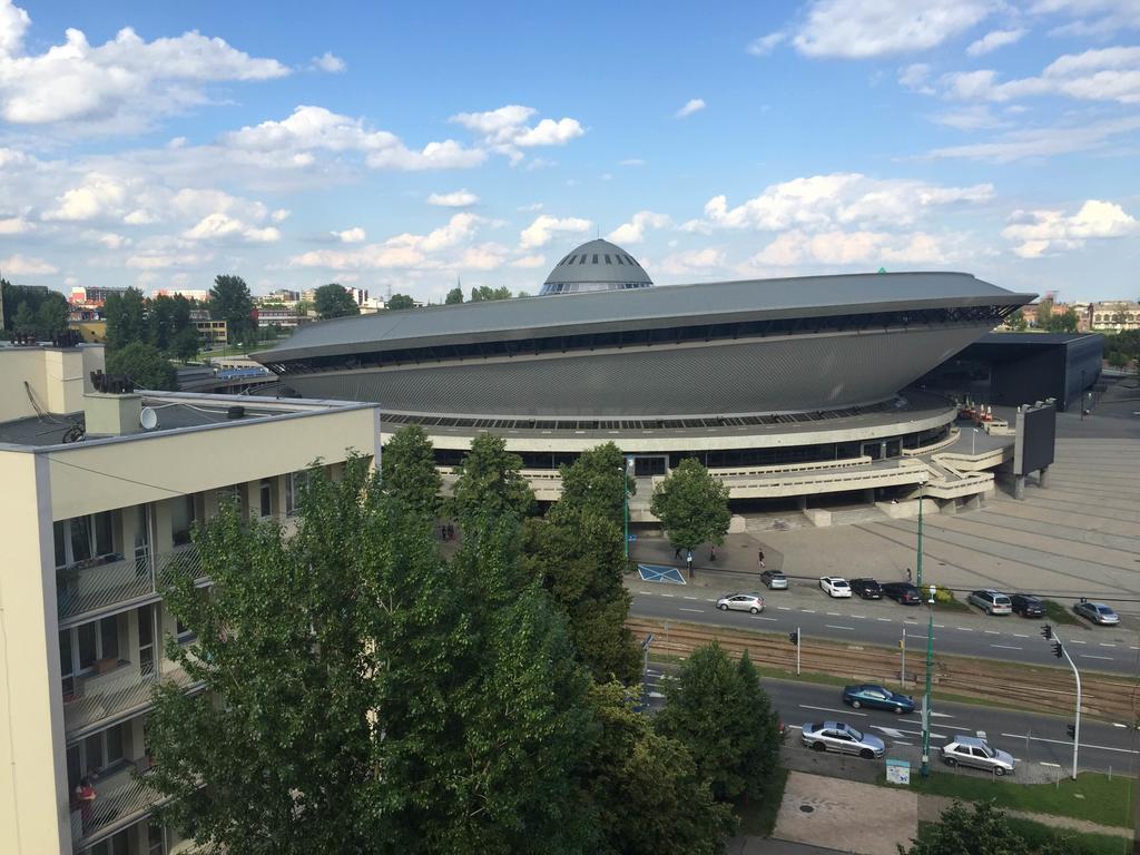 Apartament Panorama Spodek Daire Katoviçe Dış mekan fotoğraf